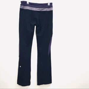 Lululemon Yoga Grrove Mesh Insert Pants Wet Dry Warm Flare Straight Leg Stretch